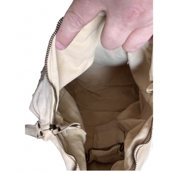 Vintage Errelleventidue Italian Leather Lazer Cut XL Handbag - Picture 7 of 16